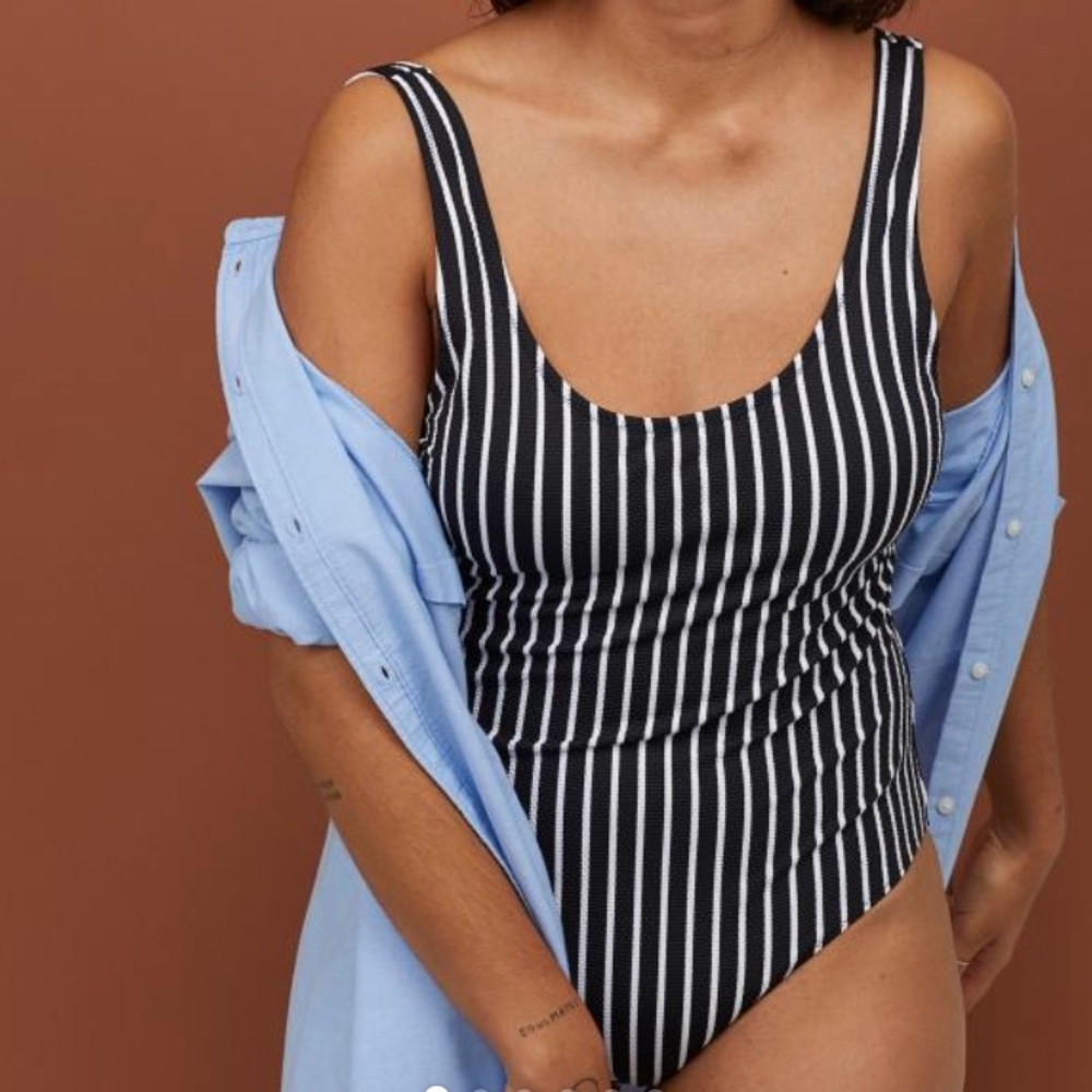 H&M Striped One Piece